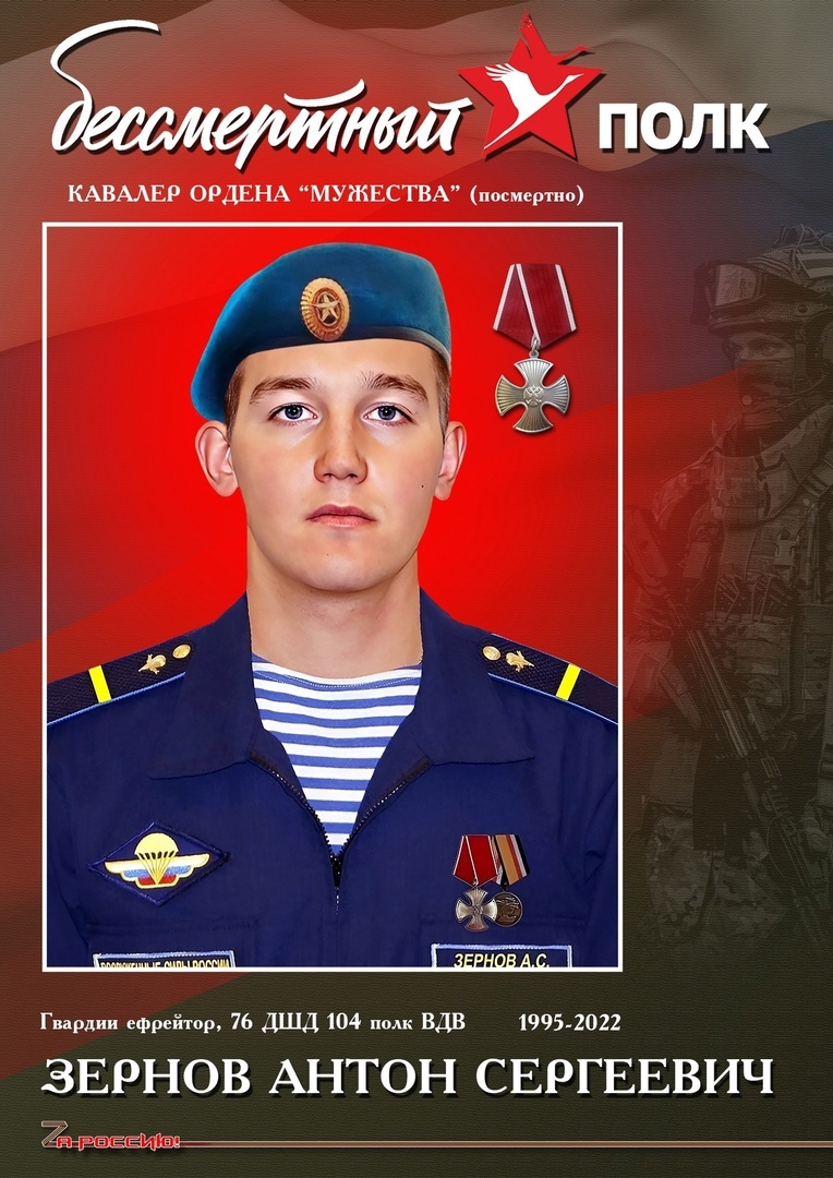 Парта Героя - Зернов Антон Сергеевич Парта Героя - Зернов Антон Сергеевич.